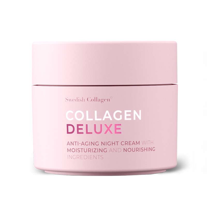„Swedish Collagen-  Collagen Deluxe„   დაბერების საწინააღმდეგო, დამატენიანებელი