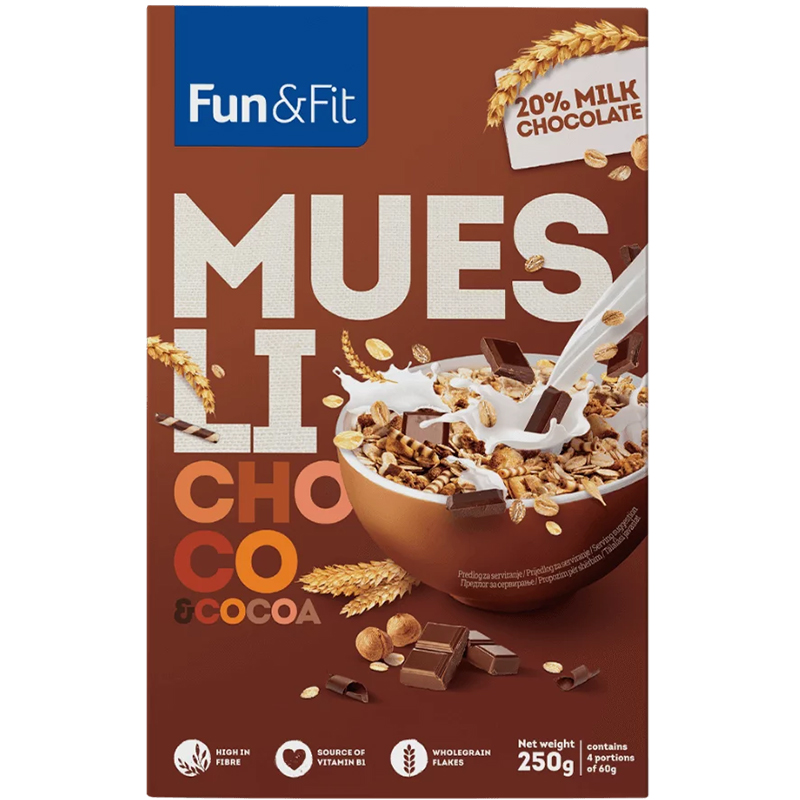 MUESLI CHOCO & COCOA 250g