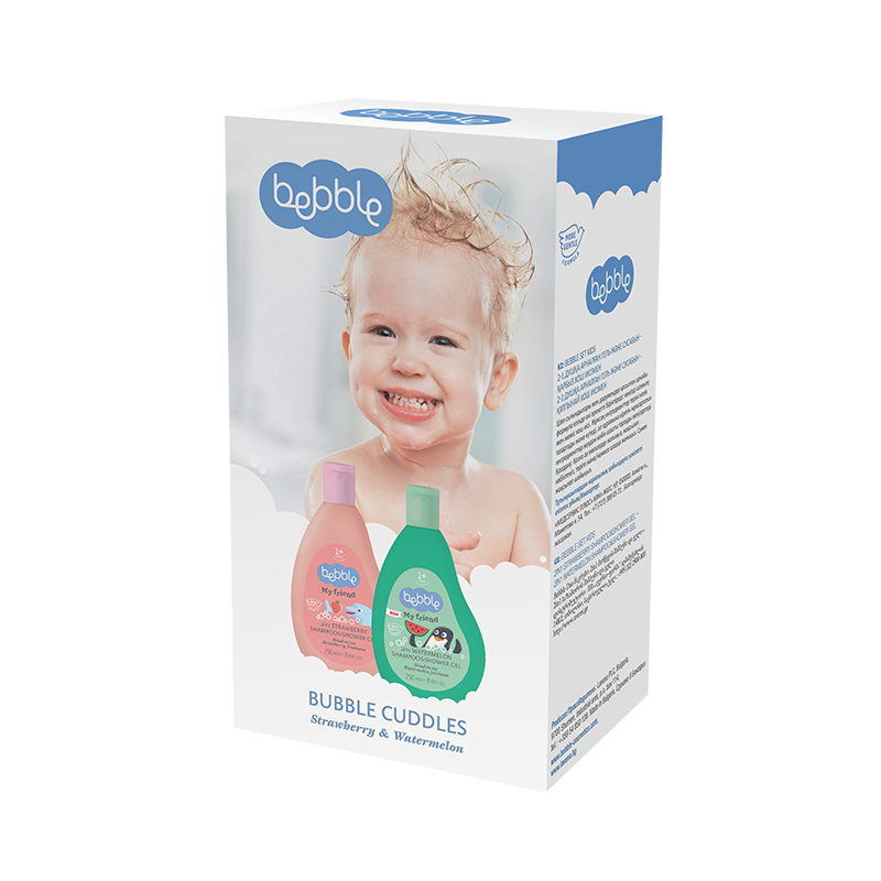 bebble set shampoo-shower gel