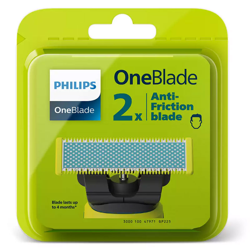 Philips OneBlade QP225/50 ჰიბრიდული საპარის სათადარიგო თავები, 2ც
