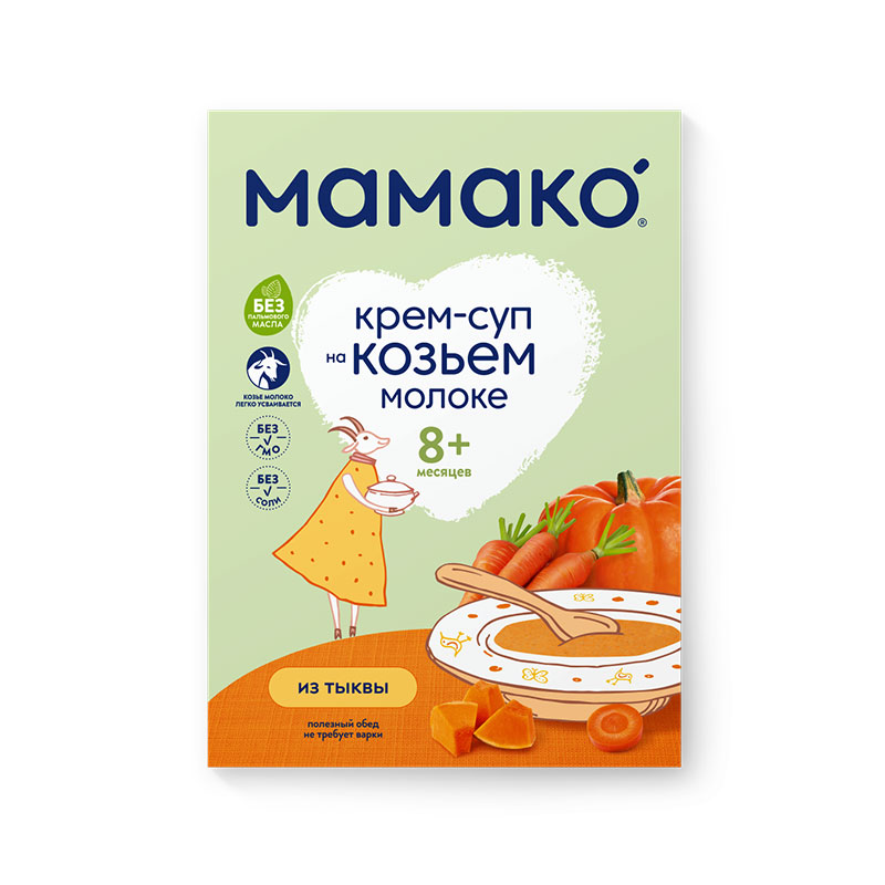 MAMAKO Крем-суп из тыквы на ко