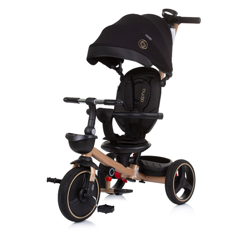 Foldable tricycle 360 seat 
