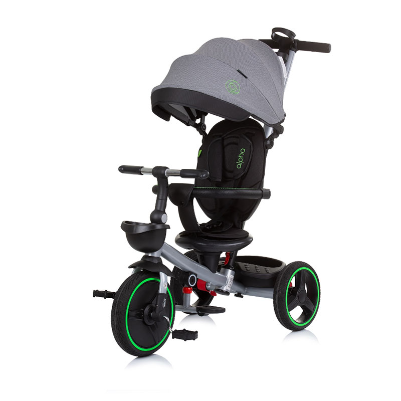 Foldable tricycle 360 seat 