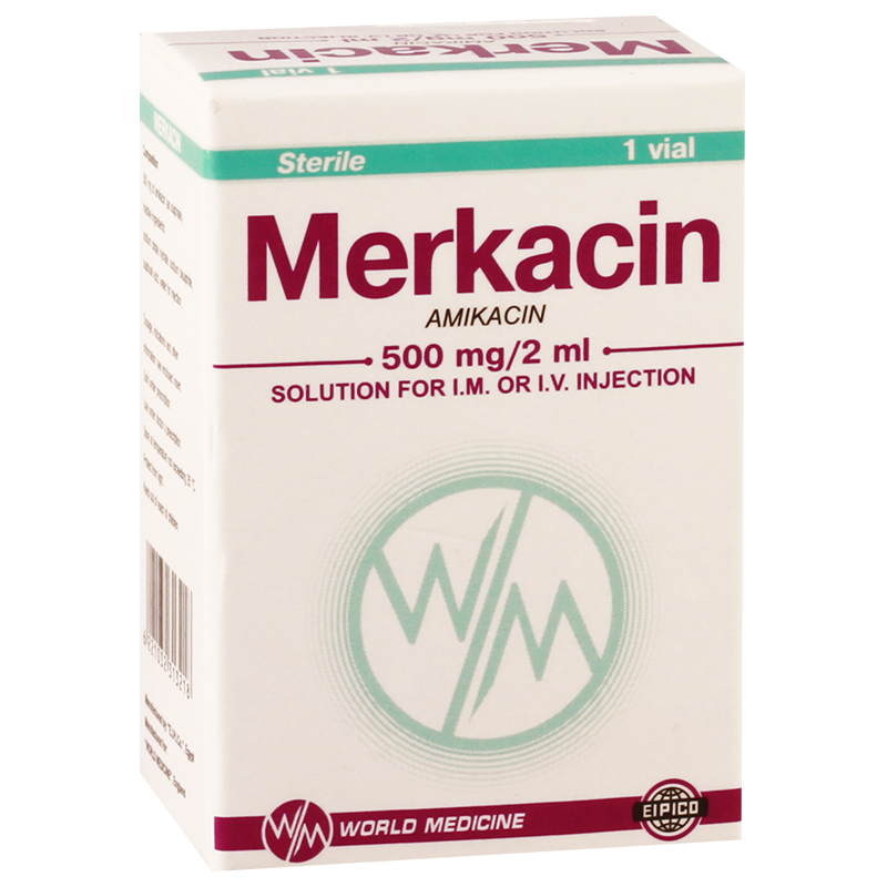 Merkacin 500mg/2ml fl