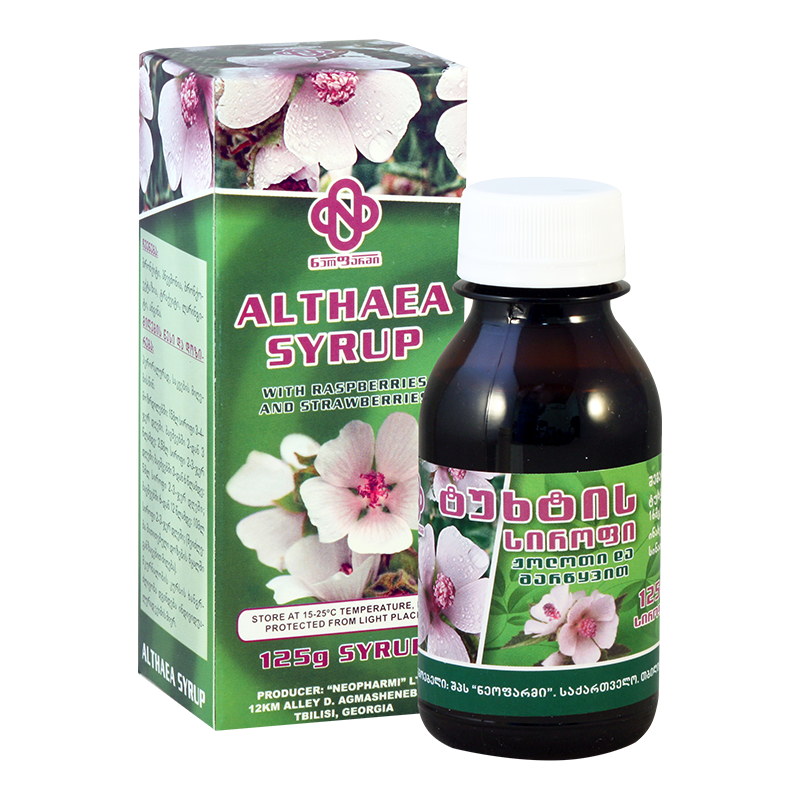 Althaea syrup w/raspberry125ml