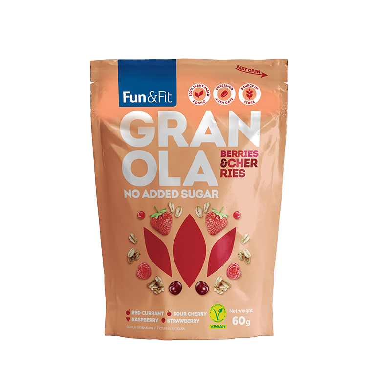 GRANOLA BERRIES&CHERRIES 60g