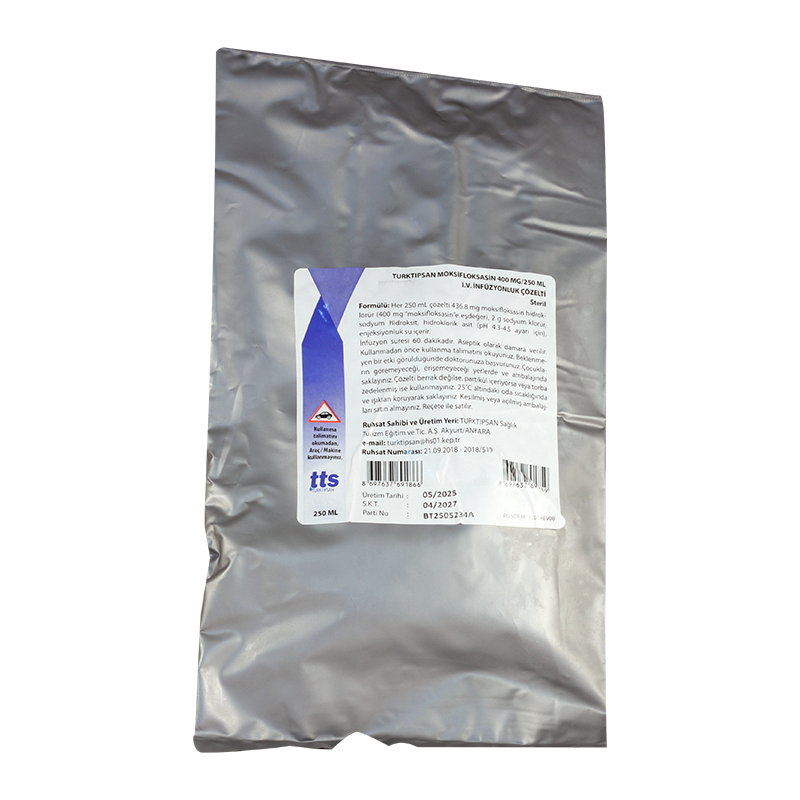 Turkip.Moxifloxacin400mg/250ml