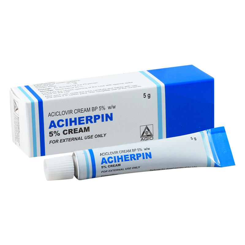 Acyclovir(Aciherpin)5%5g cr