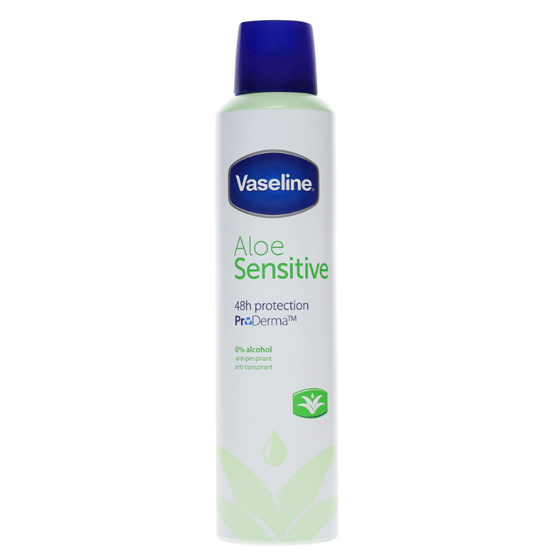 Vaseline - женский дезодорант-антиперспирант алоэ чувствительная кожа 250мл