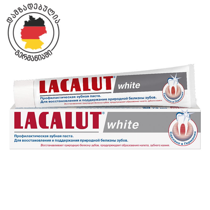 Lacalut dent.paste white 75ml