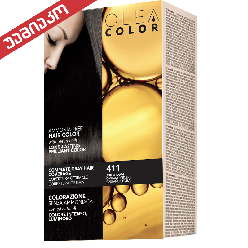 OLEACOLOR N. 411 - ASH BROWN 