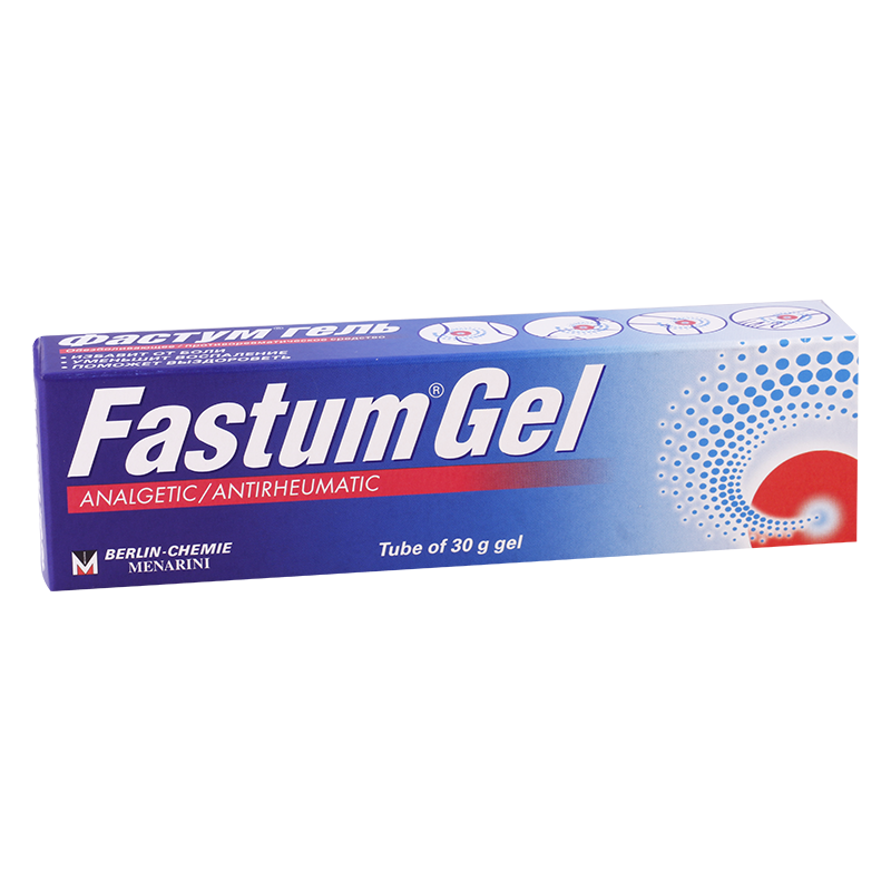 Fastum Gel 2.5% 30g tub