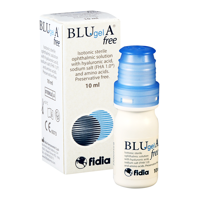 Blu gel A 10ml eye drops